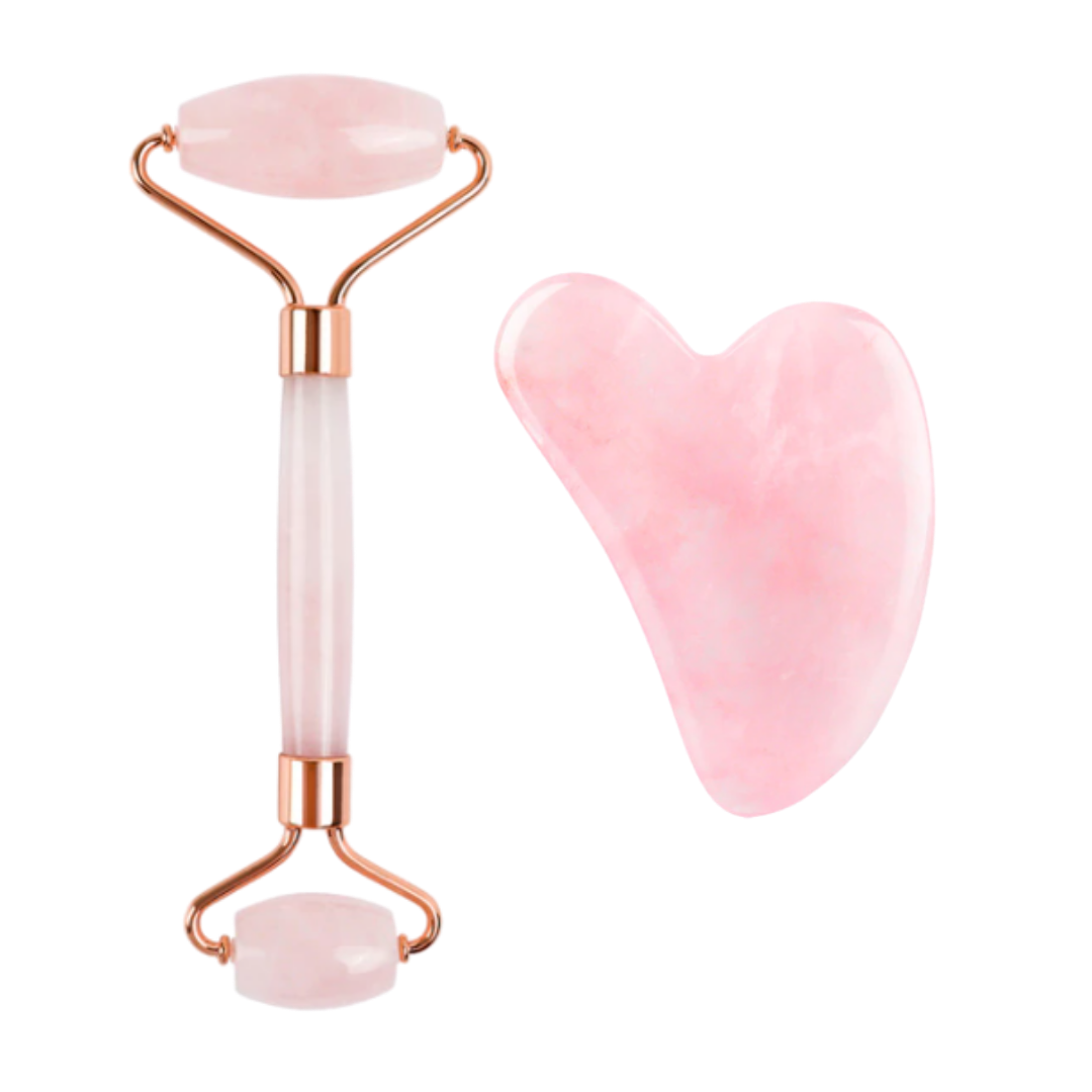 Quartzo Rosa Roller Cabelo de Sereia - Massageador Facial