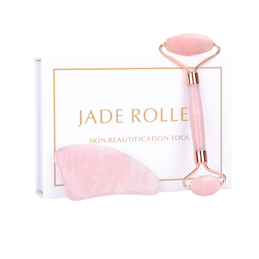 Quartzo Rosa Roller Cabelo de Sereia - Massageador Facial
